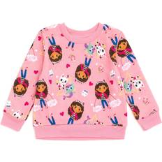 Dreamworks Gabby Dollhouse Pandy Paws MerCat Cakey Cat French Terry Sweatshirt Toddler to Big Kid