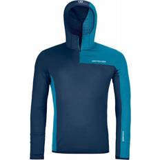 Ortovox Fleece Light Grid ZN Hoody Fleece jacket Men's Deep Ocean