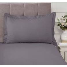 Linen Pillow Cases Julian Charles Cotton 180TC Pillow Case Grey