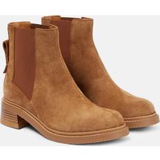 See by Chloé Schuhe See by Chloé Chelsea Boots Bonni aus Veloursleder Braun