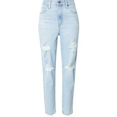 Levi's High Waisted Mom Jeans - Blauw Denim