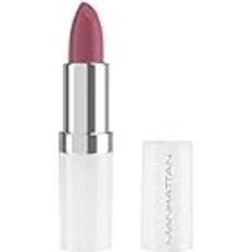Makeup Manhattan Lasting Perfection Satin läppstift 150 rosenträ ros, läppstift för intensiv, långvarig färg och fuktgivande vård