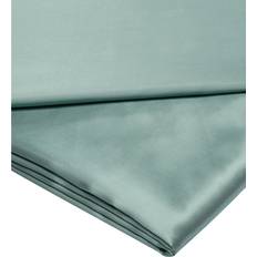 Soie Draps Gingerlily Silk Solid Flat Sheet, King Drap Turquoise