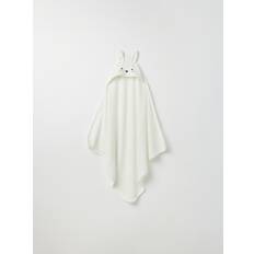 Polarn O. Pyret Cuddle 'N' Dry Hooded Baby Towel White One Size x One size