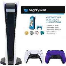 Sony playstation 5 digital Sony PlayStation 5 Digital with Extra Purple Dualsense Controller and Skins Voucher