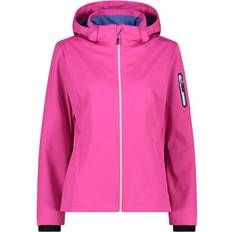 CMP Women's Light Softshell Jacket Zip Hood Softshelljacka Färg rosa