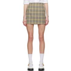 Yellow Skirts Marni Check Miniskirt