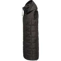 Navahoo Bekleidung Navahoo Weste Schwarz Puffer für Damen