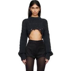 Han Kjøbenhavn Han Kjobenhavn Black Distressed Sweater Grey DK