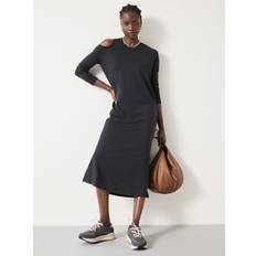 Hush Neena Cut Out Midi Dress, Anthracite