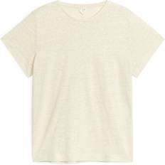 Arket Linen Jersey T-Shirt - White