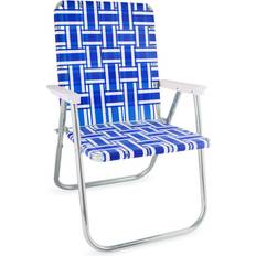 Lawn Chair USA Blue and White Stripe Classic