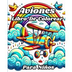 Libro de Colorear de Aviones para Niños Luna B. Helle 9798881335878