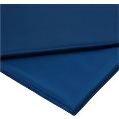 Soie Draps Gingerlily Silk Flat Sheet, King Drap Bleu