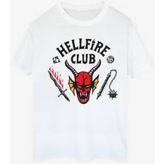 Overdeler Netflix Stranger Things Hellfire Club T-Shirt White