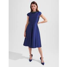 Hobbs Christie Midi Dress, Royal Blue