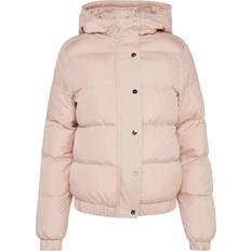 Urban Classics damen leichte jacke hooded puffer jacket lightrose Rosa