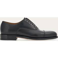 35 ⅓ Oxford Ferragamo Black Leather Lace-up Shoes 10