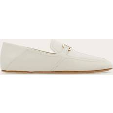 Dame - Naturfarvet Loafers Ferragamo Elaine Loafers Uld - Beige