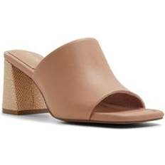 Aldo Beige Slippers & Sandals Aldo Meshka Block Heel Slide Sandal