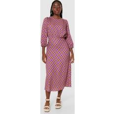 Closet Closet London Tie Back Midi Dress, Multi