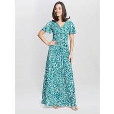 Fatima Jersey Maxi Dress, Teal