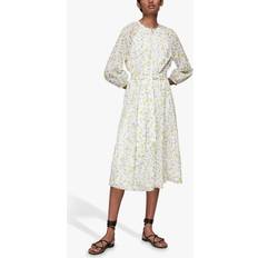 Savannah Floral Print Silk Blend Dress, Multi