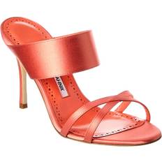 Manolo Blahnik Laced Shoes Manolo Blahnik Gueypla Satin Sandal