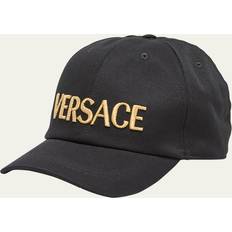 Versace Men Caps Versace Men's Embroidered Logo Baseball Cap