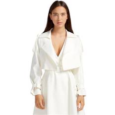 Men - White Coats Belle & Bloom Manhattan Crop Trench Coat