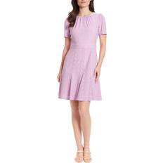 London Times Eyelet Mini Dress -