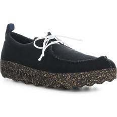 Fly London Black Low Shoes Fly London Chat Moc Toe Derby