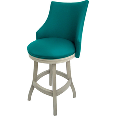 Turquoise Seating Stools Tobias Designs Swivel Wood Seating Stool