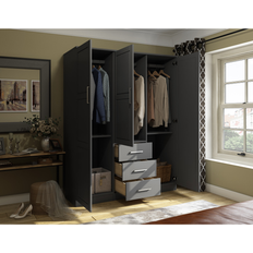 Gray Wardrobes Palace Imports Palace Cosmo Wardrobe