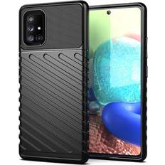 Samsung Galaxy A71 Mobilskal Samsung Thunder Galaxy A71 5G skal Svart