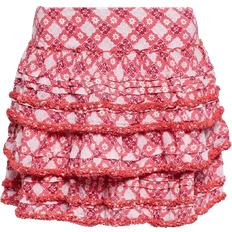 Bibi Printed Mini Skirt - Pink