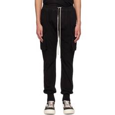 Black Mastodon Cut Cargo Pants