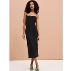 Riviera Midi Dress in Black