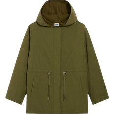 Claudie Pierlot Reversible Hooded Parka - Khaki