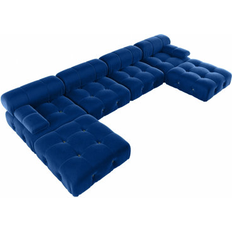 Mercer41 "Blue Sectional Cylar Sofa