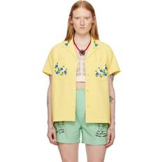 Bode Yellow Chicory Shirt Yellow