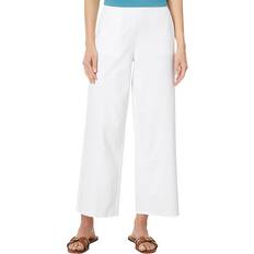 Pants Eileen Fisher Ankle Organic Cotton Blend Ponte Wide Leg Pants