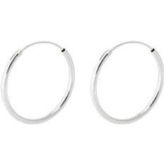 Pernille corydon plain hoops Pernille Corydon Mini Plain Hoops - Silver