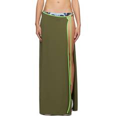 Ottolinger Ottolinger Khaki Wrap Maxi Skirt Vamos La Playa