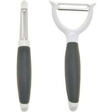 White Peelers Starfrit Set of 2 Super Sharp Peeler