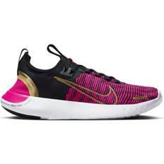 NIKE Free RN NN W - Black/Fireberry/Fierce Pink/Metallic Gold