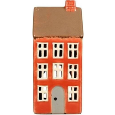 Orange Lanterner Det Gamle Apotek House Orange Lanterne 23cm