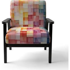 Multicolored Armchairs Design Art CBUW3074 Multicolour Armchair 32"