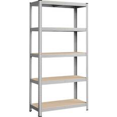Songmics GLR40SV Silver Hyllsystem 90x180cm