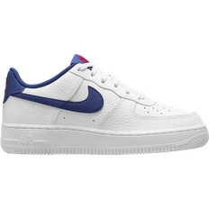 Nike Air Force 1 GS - White/University Red/Deep Royal Blue